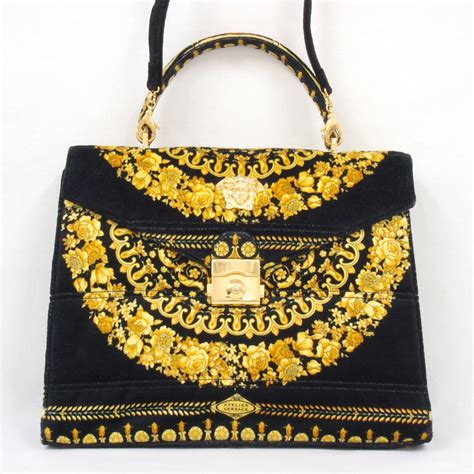 gianni versace vintage bags|Versace handbags with big zipper.